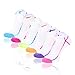 LITERRA Womens Ankle Low Cut Socks with Cushion for Athletic,Sport and Casual Use (6 Pack)