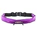 Gear Beast Dual Pocket Running Belt Fanny Pack, ID And Key Holder, Slim Elastic Sport Travel Waist Pack Holds Cell Phones Including iPhone X Xr Xs Max 8 7 6 6s Plus Galaxy S10e S10 S9 S8 Plus Note 9 8
