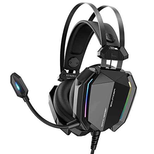 ZIUMIER Gaming Headset for PC, PS4, PS5, Xbox One, Xbox Series X & S, Switch, Mobile, Gaming