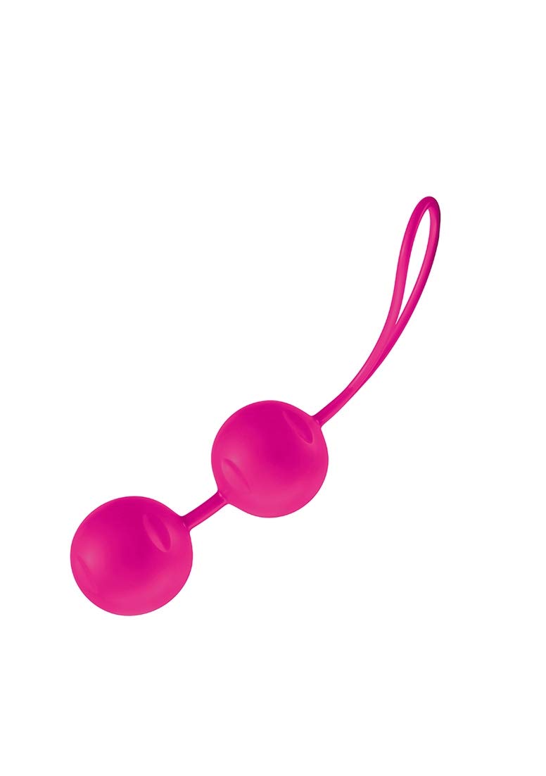 JOYDIVISION Joyballs Trend Duo, Magenta, Original Love Balls, Pelvic Floor Training Balls Made of Silikomed