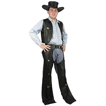 Amazon.com: Adult Cowboy Costume Color: Black (Size: X ...