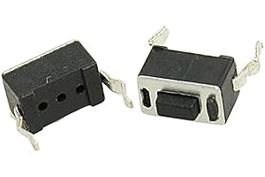 50x Momentary tact haptic Push Button Switch 2 pin DIP Through Hole 3 x 6 x 4.3 mm Convenient Handled