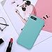 Compatible with iPhone 8 Plus Case/iPhone 7 Plus Case,JASBON Liquid Silicone Case with Free Screen Protector Gel Rubber Shockproof Cover Full Protective Case for iPhone 8 Plus/iPhone 7 Plus-Light blue