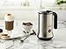 Gourmia Cordless Electric Milk Frother & Heater, Stainless Steel 3 Function Froth Maker for Lattes and Cappuccinos, and Milk Heater