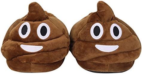 Emoji Cute Cartoon Slippers-Warm Cozy Soft and Funny Comfort-Unisex Home Shoes (pop)
