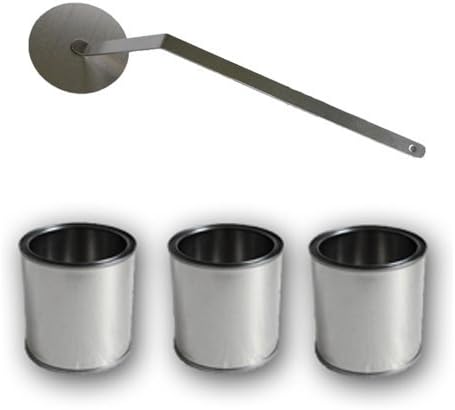 Accessories for gel or bio ethanol fireplace with 3x burner 0,25l + flamekiller by Deka Interieurbouw