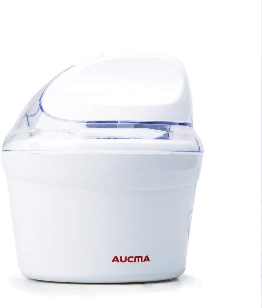 Aucma Ice Cream Maker Frozen Yogurt & Sorbet Machine White 1.4 Litre