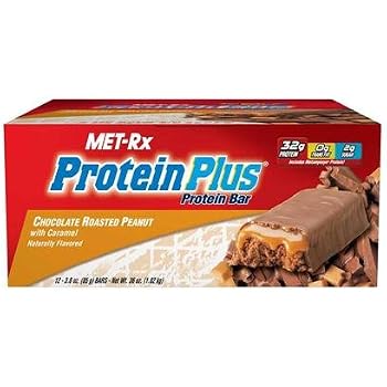 Met-rx protein Plus chocolate roasted Peanut with caramel protein bar (786560016513)