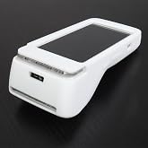 AudioPartner Soft Silicone Anti-Fall Durable Protective Shell Skin Case Cover for Pax A920 Pro Handheld POS Terminal (White)