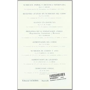 Avances En Nutricion Animal