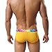 Men's Underwear,Neartime Low Waist Shorts Mens Boxers Under Ppants Soft Briefs (XL, Yellow)