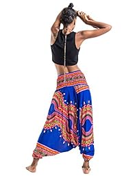 Harem Pantalones unisex Dashiki Mono Pantalones Harem para Hombres y damaes