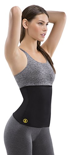 Hot Shapers Thermal Hot Belt for Women – Slimming Workout Enhancer Activewear (Black, Small) - Thumbnail 3