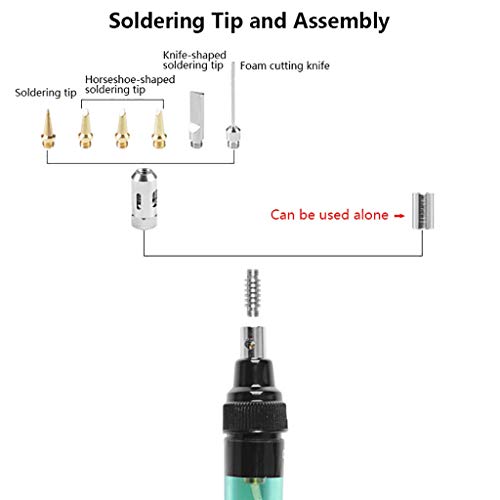 image for Dasuy Butane Soldering Iron Kit 8ml Cordless Self-Igniting Solder Stat