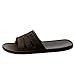 Qianle Men's House Slippers Anti-slip Home Shoes Bathroom SlipperBlack 44 US9.5