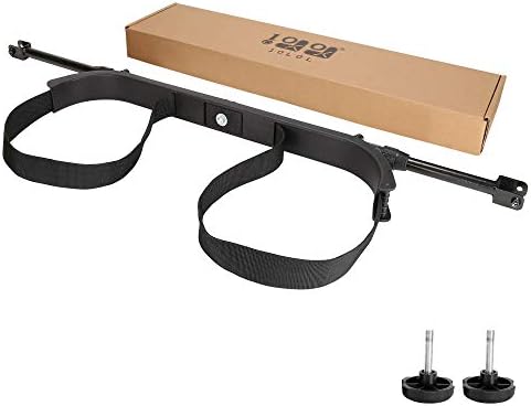 10L0L Universal Adjustable Golf Bag Holder Bracket Attachment for Golf Cart Rear Seat Yamaha EZGO Club Car Black (Only for The Bracket Square Tube Less Than 28mm)