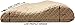 Low Profile Memory Foam Neck Pillow - Double Contour - Chiropractor Approved - Washable Soft Bamboo Cover - Great for Neck Pain, Sleeping (Low Profile)