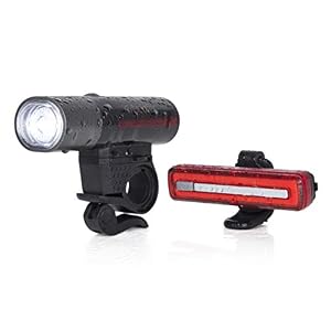 Cycleafer® LED Bike Lights – Rechargeable, Water Resistance, Headlight & Taillight for Ultimate Safety – Bike Light Set…