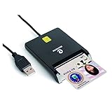 Zoweetek DOD Military USB Common Access CAC Smart Card Reader, Compatible with W