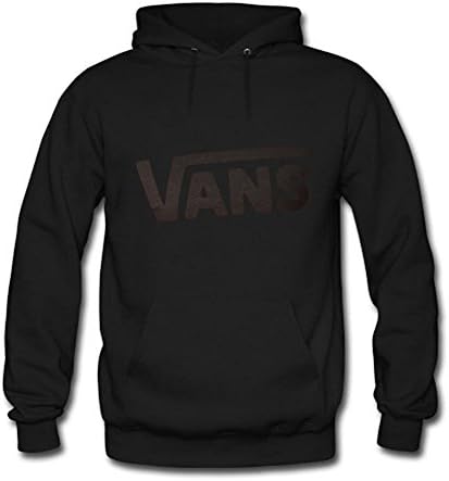 XZCDWFWomens Hoodies Vans classic logo Black Size M