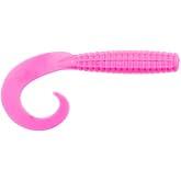 BAITFUEL Saltwater GO2 Grub | Premium Soft-Plastic Grub for Saltwater Species | Action-Packed Tail + Scent Technology | Pink, 6-Inch