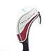 Taylormade Aeroburner Hybrid Headcover (White/Red) Golf Cover