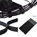 VCZHS 50 PCS Reusable Fastening Cable Ties, Microfiber Cloth 6-Inch Hook and Loop Cord Ties for Tablet Laptop PC TV Home Office Electronics Wire -5 Color