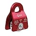GM CLIMBING Micro Prusik Minding Pulley 25kN CE UIAA Certified 12mm Single Pulley Mobile Side Plates for Arborist Rigging Climbing Rescue