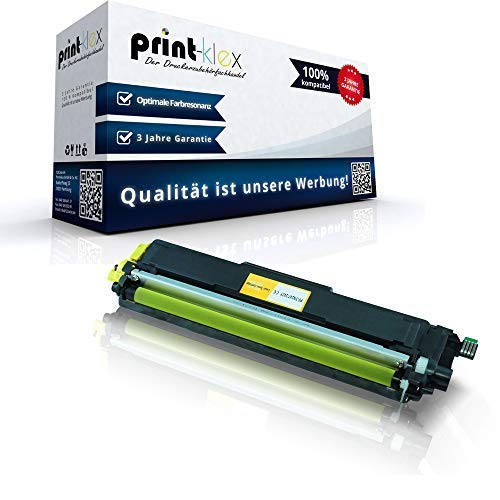 Print-Klex Compatible Toner Cartridge for Brother MFC-L 3740 CDN MFC-L 3750 CDW MFC-L 3770 CDW TN243 TN 243 BK TN 243BK TN-243BK TN247 TN 247 BK TN-247BK Yellow - Office Quantum Series