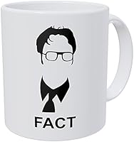 Wampumtuk Jim Halpert The Office Fact - 11 Ounces Funny Coffee Mug
