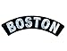 BOSTON Rocker Embroidered Patch 3 inch IVANP3605