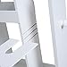 Organizedlife Narrow Side Table with Paper Holder Organizer for Small Spaces,Freestanding Bathroom Cabinet, Without Assembly White