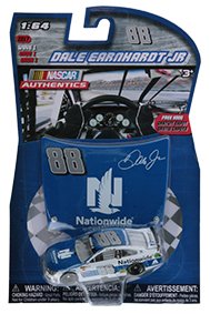 2017 Wave 1 Dale Earnhardt JR #88 Nationwide Paint Scheme 1/64 Scale Diecast Lionel NASCAR Authentics With Mini Hood