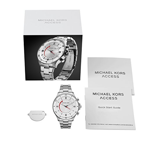 Michael-Kors-Herren-Analog-Quarz-Uhr-mit-Edelstahl-Armband-MKT4013
