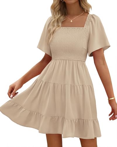 flutter away layered skater dress Flutter Away Layered Skater Dress