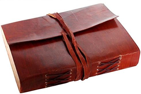 Handmade Leather Journal Travel Notebook Diary/Sketchbook ( 7X5 Inches )