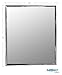 MONOINSIDE Framed Wall Mounted Mirror, Modern Silver Finish, 12