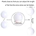 Minetom Hollywood Style Vanity Lights Kit for Vanity Mirror with Touch Dimmer, 10 LED Mirror Light Bulb Lighting Strip for Makeup Vanity Table Set in Dressing Room Bath Room (Mirror Not Include)