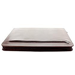KHOMO Brown Executive PadFolio Case with Notepad