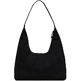 Slouchy Suede Shoulder Bags For Women Underarm Bag Womens Tote Bag Work Purses Crescent Bag Suede Handbag Travel Winter Fall