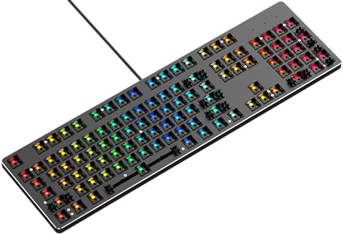 GLORIOUS GMMK (100%) Barebones Anpassbares Tastatur-Kit, ANSI in Schwarz