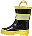 AccessoWear Little Boy's Black Fire Chief Rain Boots - Size 2