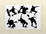6 Skateboarders - Boy Wall Stickers Art Decals Decor