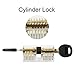3-Pack Practice Training Lock Set for Locksmith Beginner - Transparent Cutaway Crystal Keyed Padlock / Clear Lock Picking Practice Tools by Baleauty