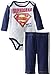 Warner Brothers Baby Boys' Superman Boy Bodysuit and Pant Se