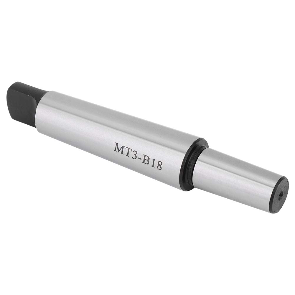 MT3-B18 Drill Chuck Arbor, Drill Chuck Keys,Flat Tail Drill Taper Shank Arbor,End Morse Taper Toolholding Connector