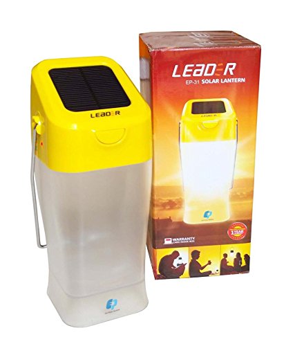 LEADER EP 31 ABS Solar Lantern (Yellow)