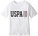 U.S. Polo Assn. Big Boys Cotton Jersey Graphic Crew T-shirt, White, 14/16