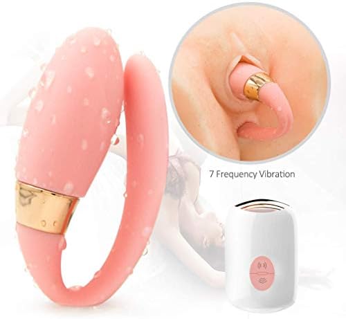 7 Frequency G Spotter Invisible Clit Vibrartor Women Multi Vibration Six Toy for Women Thrusting USB Charged Massger Adullt Toys Bullet Tshirt Pink