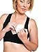 Kindred Bravely French Terry Racerback Nursing Sleep Bra for Maternity/Breastfeeding (Large-Busty, Black)